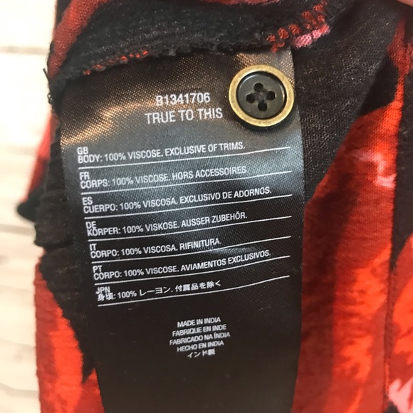 Volcom Flower Print Collared Mini Dress - Picture 7 of 7